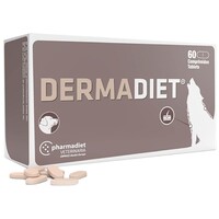 Dermadiet tabletta egészséges bőr, és fényes szőrzet támogatására
