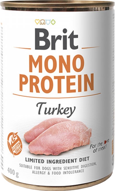 Conservă Brit Mono Protein Turkey