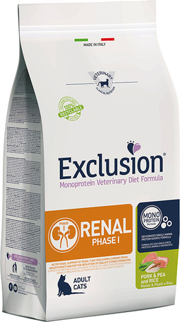 Exclusion Cat Renal Pork & Pea and Rice Phase I