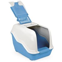 Netta Maxi kabrió tetős, könnyen tisztítható macska WC #5