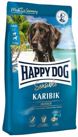 Happy Dog Sensible Karibik mélytengeri halas és krumplis kutyatáp