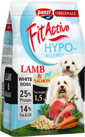 FitActive WhiteDogs Lamb & Fish with Apple & Rice | Táp fehérszőrű kutyáknak