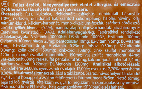Ecopet Natural Lamb Medium | Bárányhúsos kutyatáp közepes testű kutyáknak