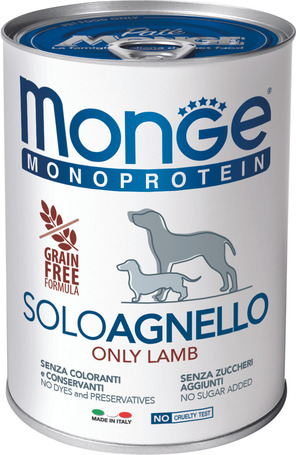 Monge Dog Grain Free Monoprotein Lamb Paté