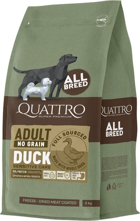 Quattro Adult No Grain Duck Quattro Adult No Grain Duck