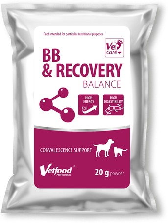 VetFood BB & Recovery Balance regenerálódást segítő készítmény kutyáknak és macskáknak