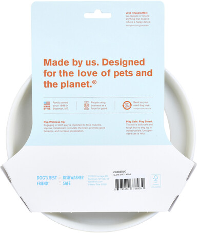 West Paw Zisc Glow - Világító frizbi