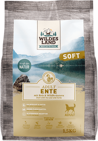 Wildes Land Soft félnedves táp kacsával