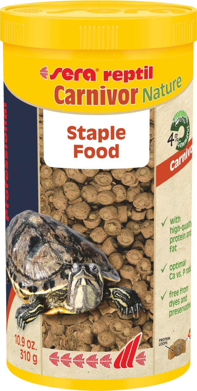 Sera Reptil Carnivor Nature hrană pentru țestoase acvatice
