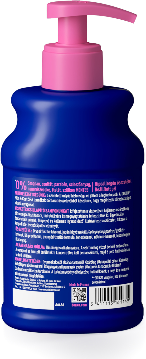 Douxo Spa șampon calmant împotriva mâncărimii pentru câini