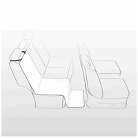 Trixie védőhúzat autóülésre bézs színben #3