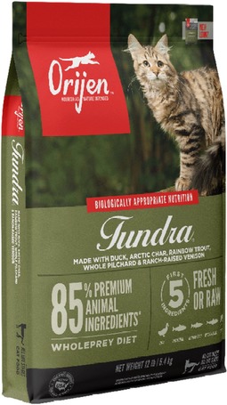 Orijen Tundra Cat & Kitten szuperprémium macskatáp