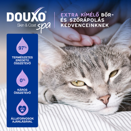 Douxo Spa lemosást nem igénylő hab macskáknak