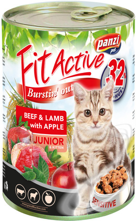 FitActive Cat Junior Beef & Lamb with Apple