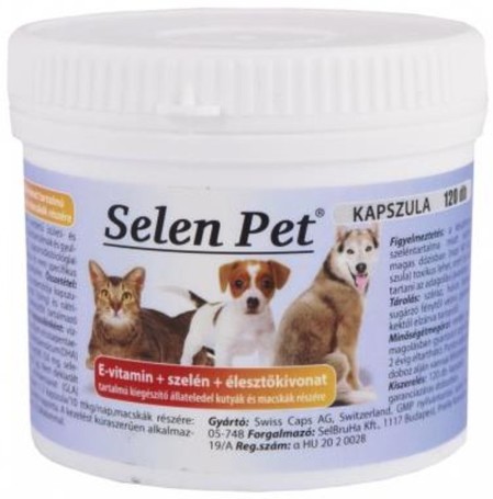 Selen Pet gyógyhatású kapszula kutyáknak és macskáknak