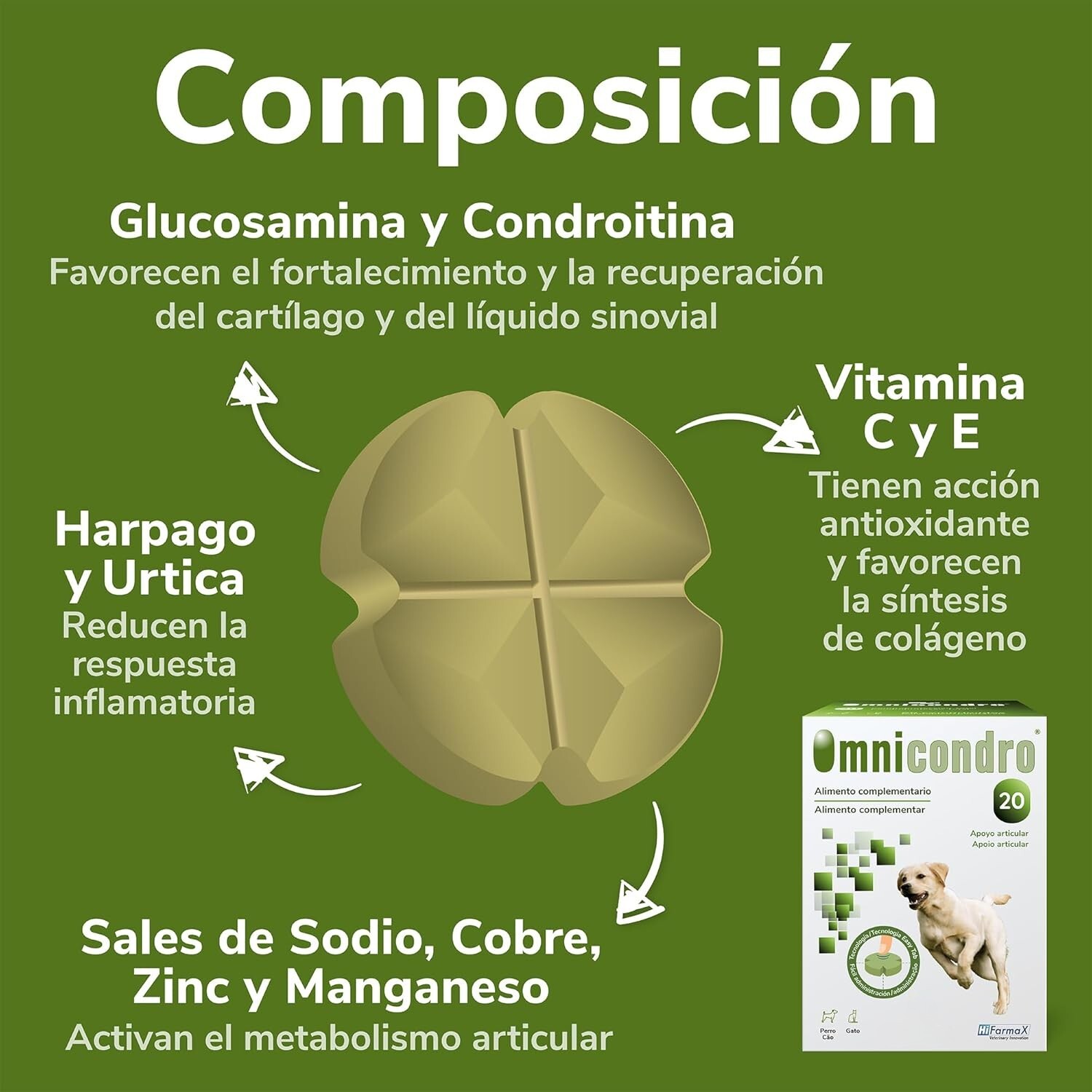 Omnicondro 20 pentru protecția articulațiilor - zoom