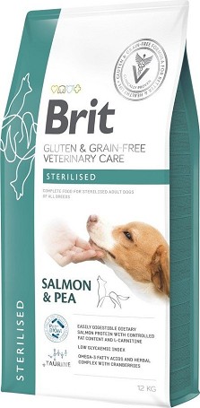 Brit GF Veterinary Diets Dog Sterilised lazac és borsó