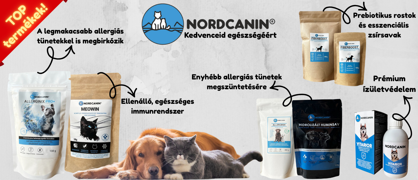 Nordcanin top termékek Kedvenceid egészségéért!