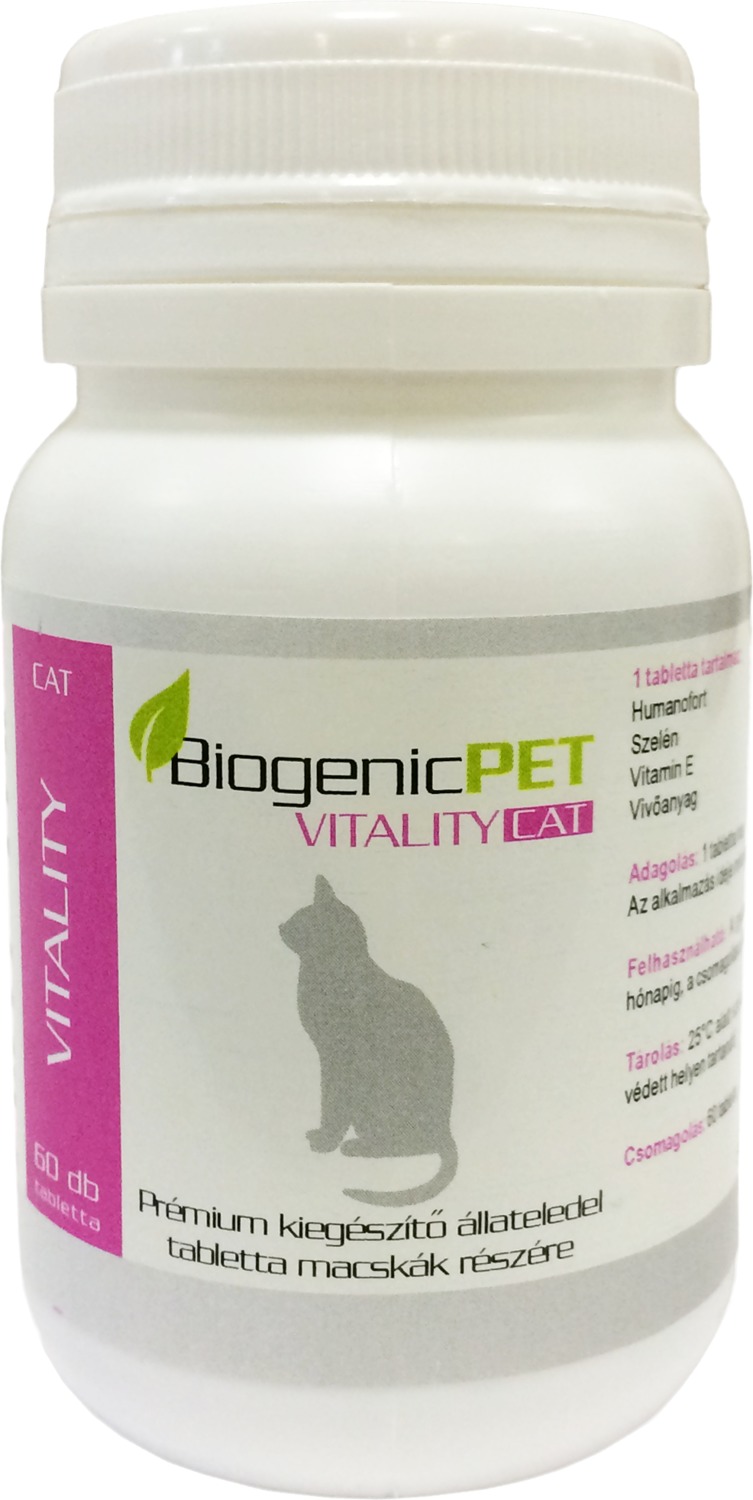 BiogenicPET Vitality Cat supliment alimentar pentru pisici