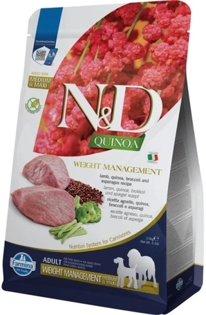N&D Dog Grain Free Quinoa Weight Management Lamb