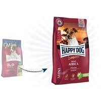 Happy Dog Mini Africa | Strucchúsos és burgonyás kutyaeledel kistestű kedvenceknek #3