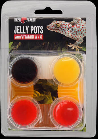 Repti Planet Jelly Pots Mixed - Hrană complementară pentru reptile și nevertebrate
