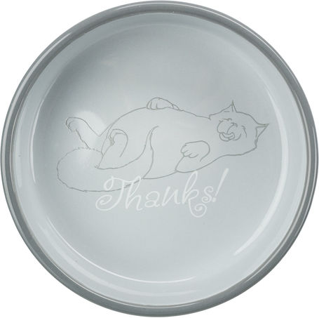 Trixie "Thanks for the service!" alacsony peremű tál macskának