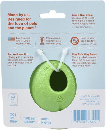 West Paw Rumbl - Jutalomfalattal tölthető labda