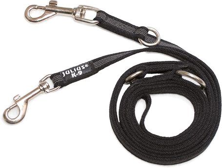 Julius-K9 Color & Gray állítható póráz dupla karabinerrel