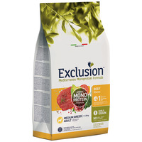 Exclusion Mediterraneo Noble Grain Adult Beef Medium Breed