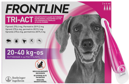 Frontline Tri-Act Spot On kutyáknak
