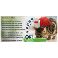 Évzáró 10%-os akció a Happy Cat 10 kg-os zsákokra