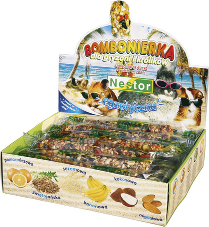 Nestor Bonbonierka Exotikus magos rudak rágcsálóknak  és nyulaknak