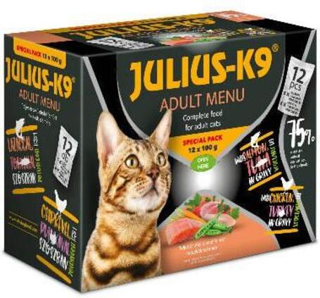 Julius-K9 Adult Menu Special Pack - Alutasakos macskaeledel Julius-K9 Adult Menu Special Pack - Alutasakos macskaeledel