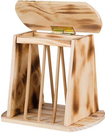 Trixie Standing Hay Manger - Rácsos fa szénatartó