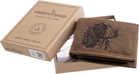 GreenDeed kutyás bőr pénztárca