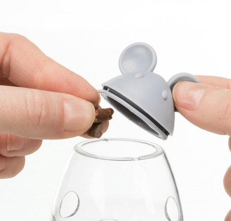 Trixie jutalomfalat adagoló játékegér - "Kelj fel Jancsi" - macskáknak