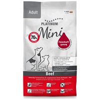 Platinum Adult Beef Mini hrană uscată cu vită
