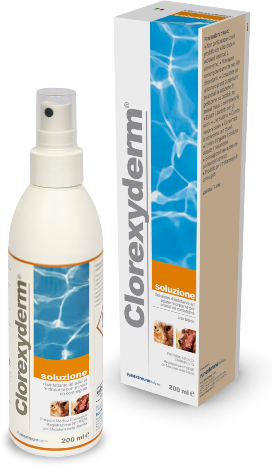 Clorexyderm spray antiseptic pentru câini și pisici - zoom