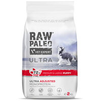 Raw Paleo Ultra Medium & Large Puppy Monoprotein Beef
