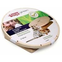 Living World környezetbarát fa futókorong hörcsögök, egerek, futóegerek részére #3