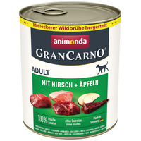 Animonda GranCarno Adult conservă cu vită, cerb și măr