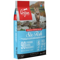 Orijen Six Fish Cat & Kitten száraztáp macskáknak 6 különböző halfajtából
