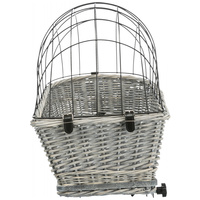 Trixie szürke fonott szállítókosár kerékpárra #14