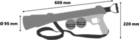 Flamingo labdakilövő puska kutyáknak