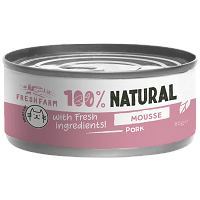 Fresh Farm Natural mousse cu porc pentru pisici
