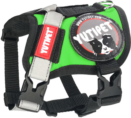 Yutipet RnD párnázott biztonsági kutyahám (Zöld)