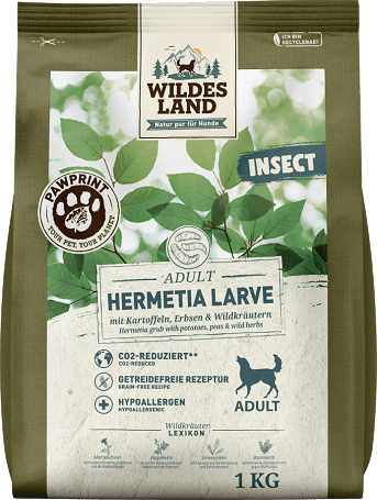 Wildes Land Adult száraztáp rovarfehérjével