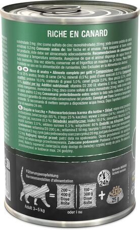 Leonardo kacsahúsban gazdag konzerves macskaeledel