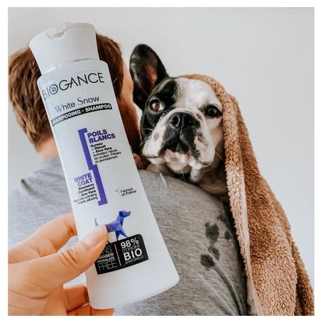 Biogance White Snow Shampoo | Fehér szőrű kutyák fürdetéséhez